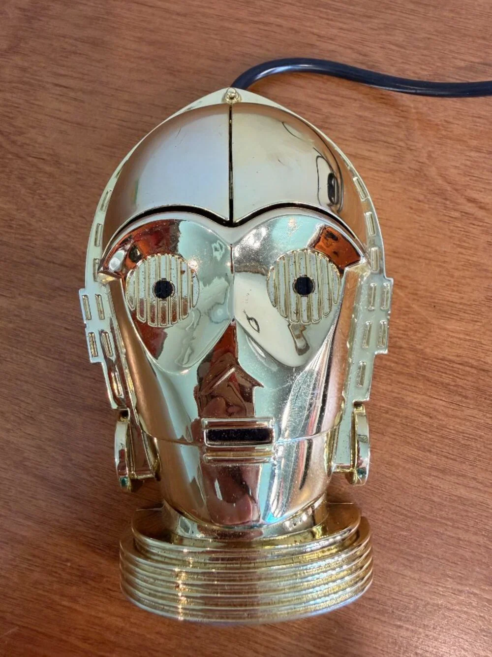 Vintage 1990s Star Wars C-3PO Computer Mouse & Anakin Skywalker Mouse Pad Bundle